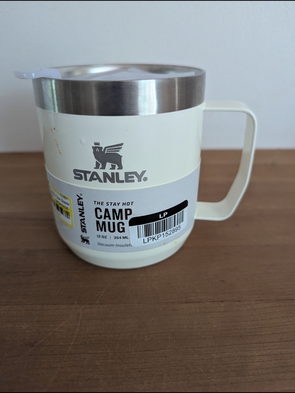 Stanley The Stay Hot Camp Mug Cream With Lid